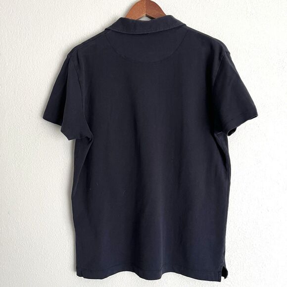 Sunspel Riviera Polo Size L Navy Men’s - Picture 2 of 5